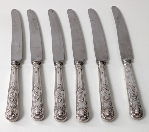 Set vintage solid silver - of, 6