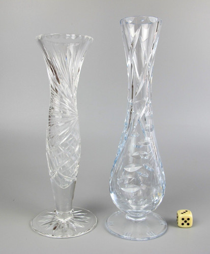 Cut crystal glass vases 2 - cut,