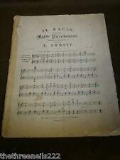 ORIGINAL SHEET MUSIC - IL BACIO