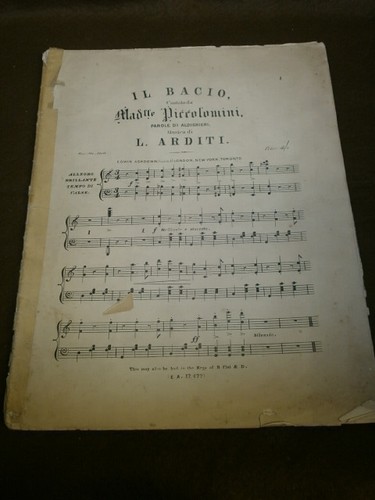 Original sheet music il - sheet,