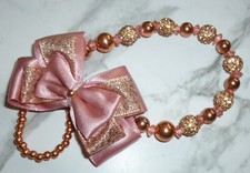 Rose Gold Pink Diamante