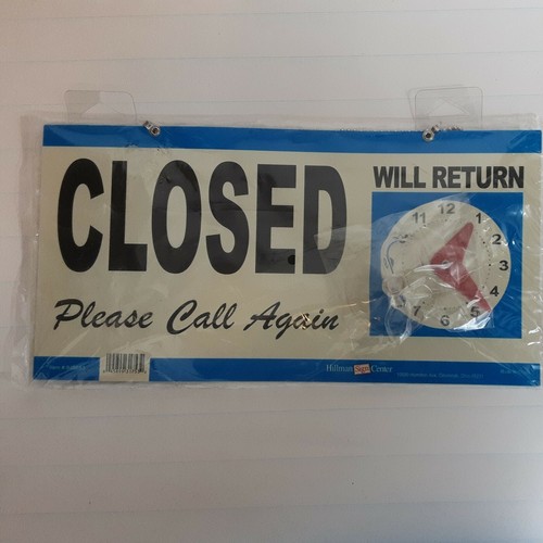 Sided open closed - open, hanging
