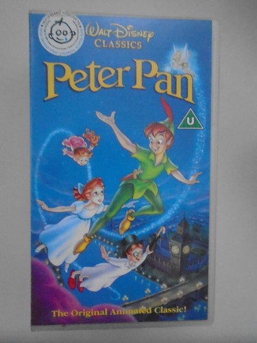 Disney vhs tape peter - disney, pan