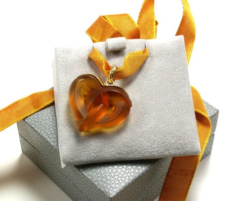 Lalique entwined coeur heart - lalique,