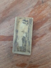 small washita stone/oilstone with remains of label