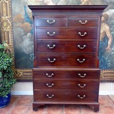 CHEST ON CHEST MAHOGANY  1800