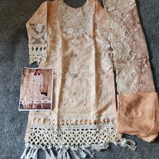 Pakistani Designer Salwar Kameez Medium Indian Fancy Party Wear