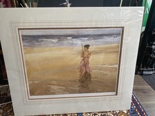 William Russel Flint The  Unsuccessful Shrimper Limited Edition Print 420/650 
