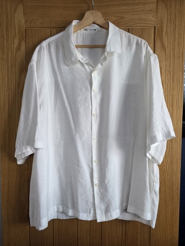 Zara womens loose fit button - zara,