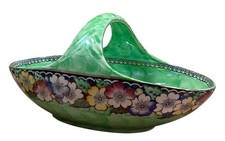 Maling Lustreware Green Floral