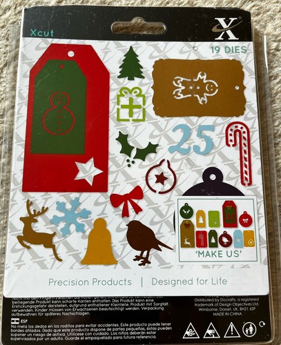 Cut christmas dies - 19,