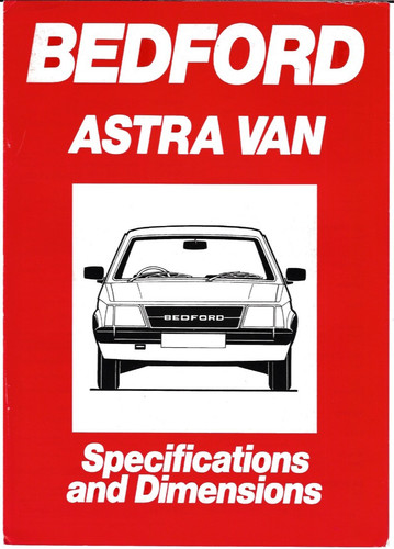 Bedford astra van - bedford,