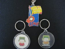 3 x SOUTH PARK CHARACTER KEY RINGS