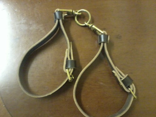 Solid brass short link terrier - brass,