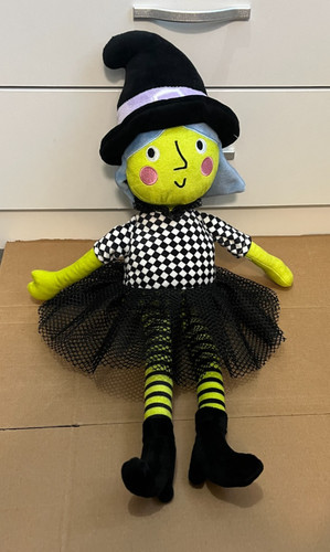 Asda green witch doll - doll, black
