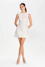 Nadine Merabi Hope Ivory Dress