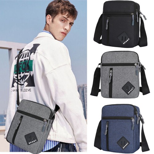 Men messenger black bag - messenger,