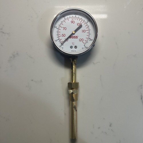 Vintage boss temperature gauge - vintage,
