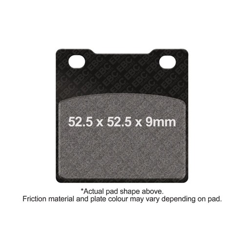 Ebc pad semi sintered - sintered, brake
