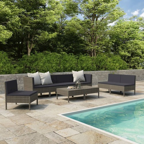 Garden furniture set grey - furniture,