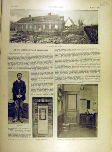 Original old antique print - original,