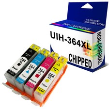 COMBO-PACK 4 x INK Cartridge unbrand fits for 364XL PHOTOSMART WITH CHIP