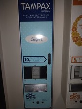 1980s Wall Mounted Tampax Dispenser