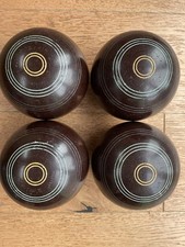 Henselite Crown Green Championship Bowls Vintage 5 1/16  Super grip
