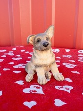 German Shepard Figurine, Country Artists, #04915 Sitting German Shepherd Puppy