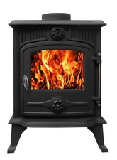 Cast iron log wood burner - iron,