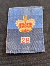 28TH COMMONWEALTH INFANTRY BRIGADE CLOTH FORMATION SIGN BADGE ORIGINAL