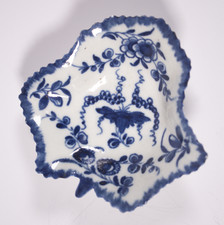 WORCESTER Pickle Leaf Dish (c.1765)  in 'Pickle Leaf Vine' Pattern - antique
