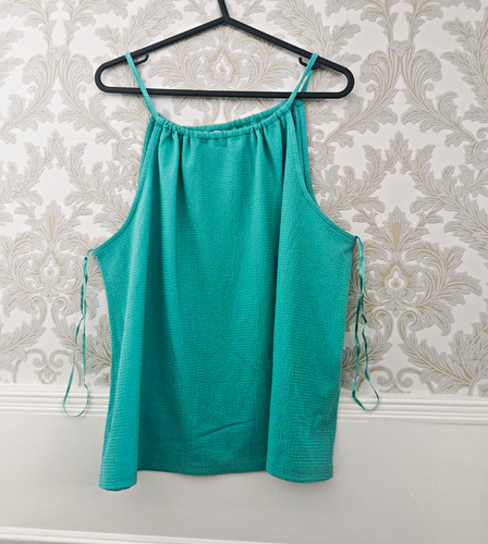 Women green solid - green, halter