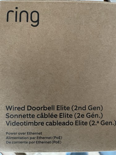 Ring wired doorbell - ring, elite
