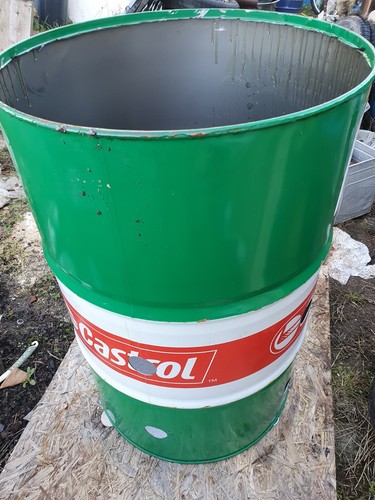Garden incinerator fire - fire, bin