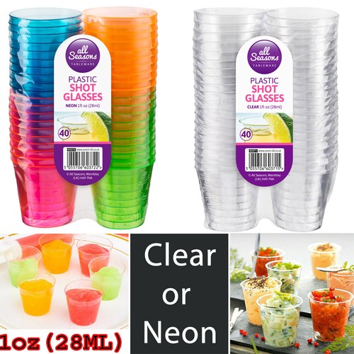 Shot glasses plastic - shot,