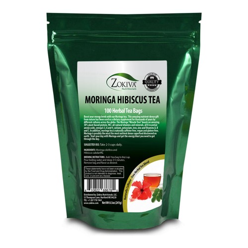 Moringa hibiscus tea - hibiscus,
