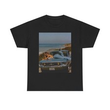 Mustang At The Beach Graphic T