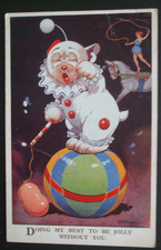 G E STUDDY Comic BONZO DOG CIRCUS CRYING CLOWN DOING BEST BE JOLLY WITHOUT YOU