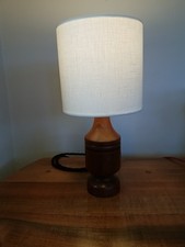 Small M C M Teak Lamp Fully