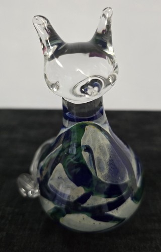 Vintage murano style blue - vintage,