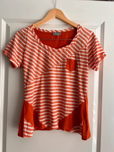 Per una orange - una, striped
