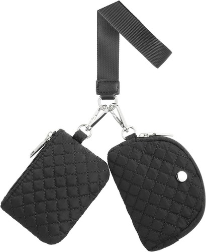 Dual pouch wristlet - dual, wallets