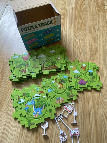 Dino dinosaur puzzle track - dinosaur,