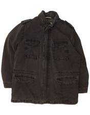 CAMEL ACTIVE Mens Military Windbreaker Jacket UK 42 XL Grey BW08