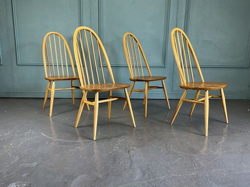 Ercol quaker elm chairs - quaker, blonde