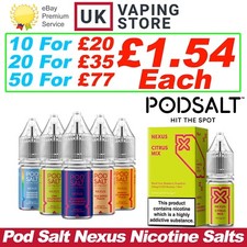 Nexus Pod Salt Nic Salt 10ml E