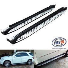 Side Step Rail Protection Bar Running Board Kit For Mercedes Benz W164 ML 06-11