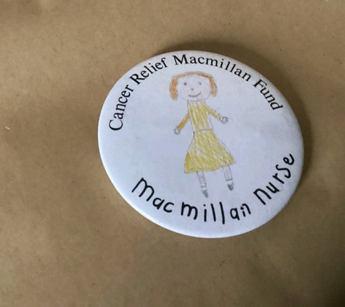 Macmillan nurse vintage badge - nurse,