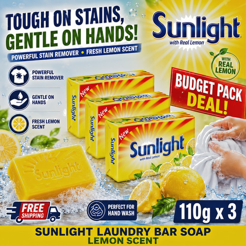 Sunlight laundry bar soap - sunlight,